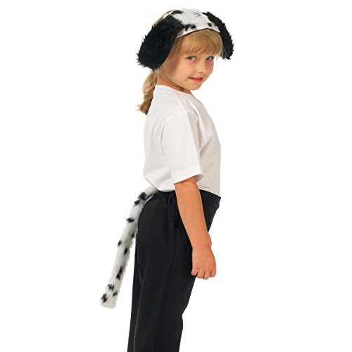 Dalmatian Ears and Tail Set. Costume accessory for kids.