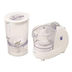 Biggest Loser AC-1200-BL 2-in-1 Double-Up 2-Speed Chopper and Mini Blender Prep System