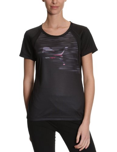 PUMA Damen T-shirt Logo Tee, black, L, 506444 03 Preisvergleich