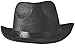Fedora Gangster Hat, Black Pinched Hat Costume Accessory - NJ Novelty™