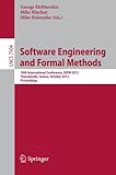 Software engineering and formal methods : 10th International Conference, SEFM 2012, Thessaloniki, Greece, October 1-5 2012 : proceedings