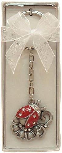 Fei Gifts Lady Bug Pewter Key Chain