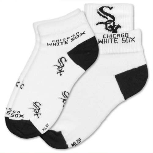 MLB Chicago Whitesox Women's Socks (2 Pack, Medium)