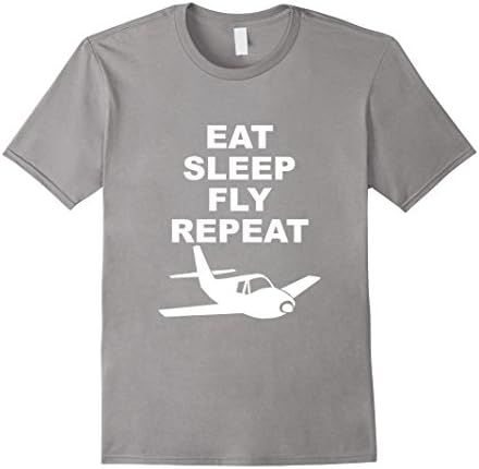 Men's Pilot T Shirt | Aviator Shirt for Men and Women XL Slate