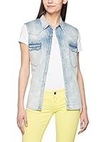 Meltin Pot Camisa Vaquera (Azul)