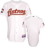 Houston Astros Majestic Alternate White Authentic Cool Base&Atilde;&cent;&acirc;��&Acirc;&cent; Jersey with 50th Anniversary Patch