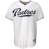 Majestic San Diego Padres Youth White Replica Baseball Jersey