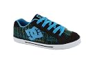 DC CHELSEA LADIES SKATE TRAINERS CHOCLATE/TURQOISE