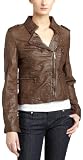 Levi's Women's Assymetrical Motorcycle Jacket,Dk Brown,Small