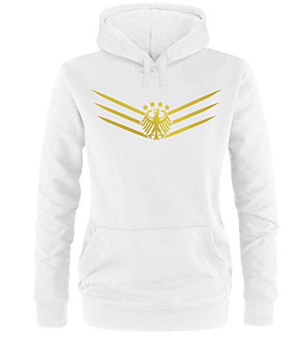 Luckja Deutschland Fanshirt EM 2016 Trikot M 02 Damen Hoodie