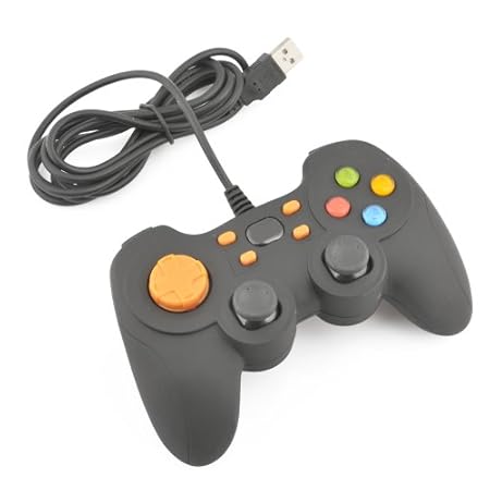 Ebest Black USB 2.0 Dual Vibration Game Pad Controller Joystick for PC Computer Gaming