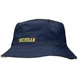 Nike Michigan Wolverines Navy Blue Reversible Bucket Hat