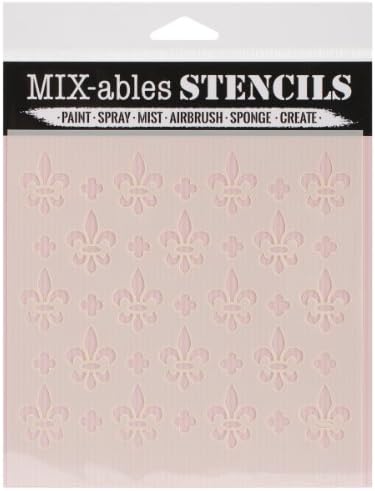 My Favorite Things MIX-ables Stencil, 6 by 6-Inch, Fleur De Lis
