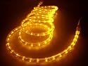 18Ft Rope Lights; Brilliant Amber LED Rope Light Kit; 1.0" LED Spacing; Christmas Lighting; outdoor rope lighting; Candle Flame Color