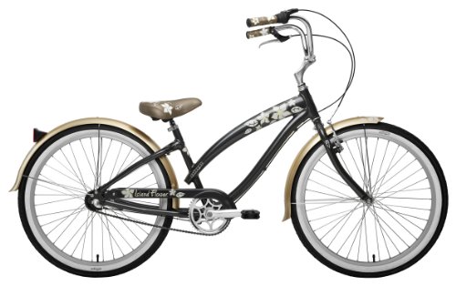 Nirve Island Flower 3 speed Bicycle (Charcoal)