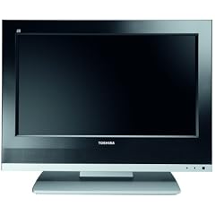 Toshiba 23 W 300 58,4 cm (23 Zoll) 16:9 HD-Ready LCD-Fernseher schwarz/silber