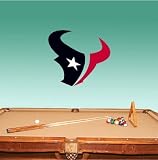 Houston Texans Football Wall Decal 22" x 22"