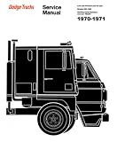 1970 1971 DODGE D/W 500-1000 TRUCK Shop Service Manual