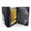 Poetic(TM) ASUS Transformer Prime TF201 Leather Keyboard Portfolio Stand Case Cover for TF201 Black