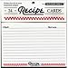 Weatherbee 4X6 recipe cards set of 24