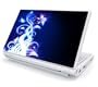 Electric Flower Design Skin Cover Decal Sticker for Toshiba Mini NB205 10.1 inch Netbook Laptop Computer