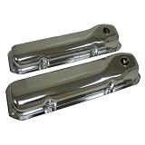 1969-82 Ford Small Block 351C-351M-400M-BOSS 302 Steel Valve Covers - Chrome by CFR Performance