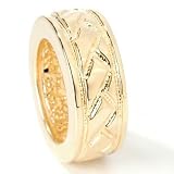 14K Gold Powerful Arrow Artform Band Ring