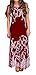 Peach Couture Exclusive Paisley Print Sleeveless Scoop Neck Beach Maxi Dress