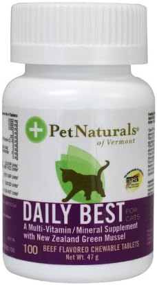Pet Naturals' Daily Best for Cats, 100 tablets