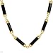 Necklace With Genuine Onyxes Well Made in 14K/925 Gold plated Silver. Total item weight 14.5g Length 18in