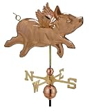 Good Directions 9612P Full Size Flying Pig Weathervane,... Good Directions 9612P Full Size Flying Pig Weathervane,...