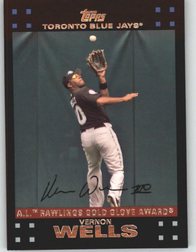 2007 Topps #316 Vernon Wells GG - Toronto Blue Jays (Gold Glove Award) (Baseball Cards)