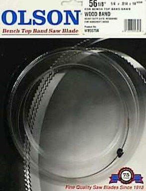 Olson Band Saw Blade Hard Edge 56-1/8 " L X 1/4 " W 6 Tpi