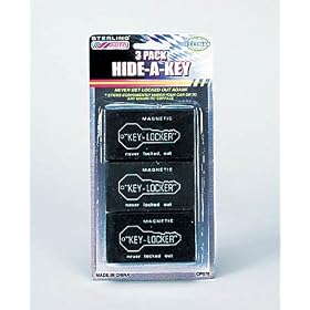 Magnetic Spare Key Holder 3 Pack