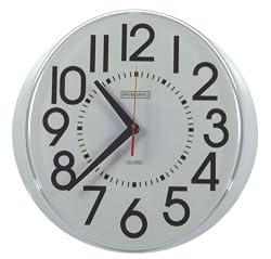 Springfield 90057 13-1/4-Inch Big and Bold Clock