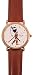 Sporting Goods : Men's Golf Watch Swinging Golfer (Gold/Brown Band)