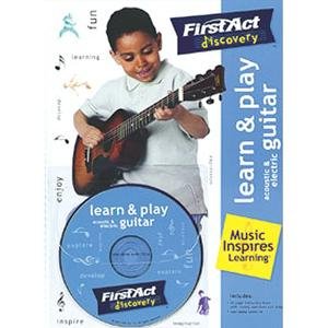 Childrens Toyshop  Musical Instruments : First Act Discovery FALPG1 Learn & Play Guitar Book and CD