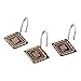 Avanti Linens Mojave Shower Hooks, Black