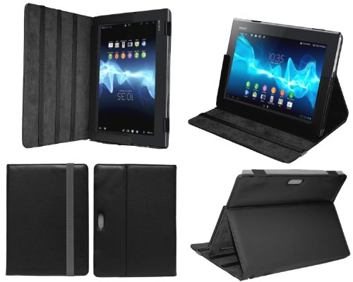Navitech Sony Xperia Tablet S 9.4Inch Faux Leather Case Cover For SGPT121US/S SGPT122US/S SGPT123US/S 16GB 32GB 64GB Picture