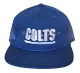 Indianapolis Colts NFL Snapback Trucker Hat Cap - Blue