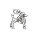   - Poodle Dog Sterling Silver Charm