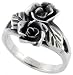 Sterling Silver Flower Ring