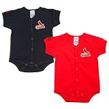 St. Louis Cardinals 2-pack Newborn Creeper Set by Majestic Athletic