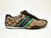 Coach Jayme 12CM Khaki Signature Navy/Green Patent Leather Sneaker Shoes A1565 KYG 7