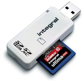 Integral USB 2.0 Single Slot SD Reader