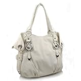 New York Hobo Handbag (White)