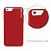 CaseCrown Lux Glider Case, Perfect Fit & Soft Interior, for iPhone 6 Case (Red Garnet)