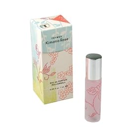 Thymes Rollerball Eau De Parfum, Kimono Rose, .2-Ounce Bottle