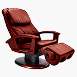 Refurbished HT-135 Stretching Robotic Human Touch Massage Chair Red