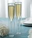 Contemporary Double Walled Champagne Flutes